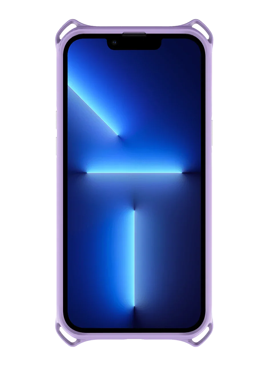 Itskins Hybrid Sling iPhone 13 Pro Cover - Light Purple - Tashqila Itskins Hybrid Sling iPhone 13 Pro Cover - Light Purple - Tashqila